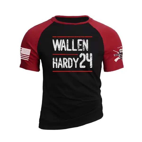 WALLEN HARDY 24 RAGLAN GRAPHIC TEE