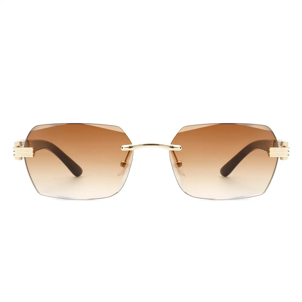 Bold Rectangle Square Frame Sunglasses