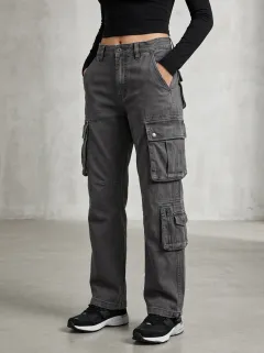 Core Multi Pocket Activewear Women's Multi Pocket Cargo Pants