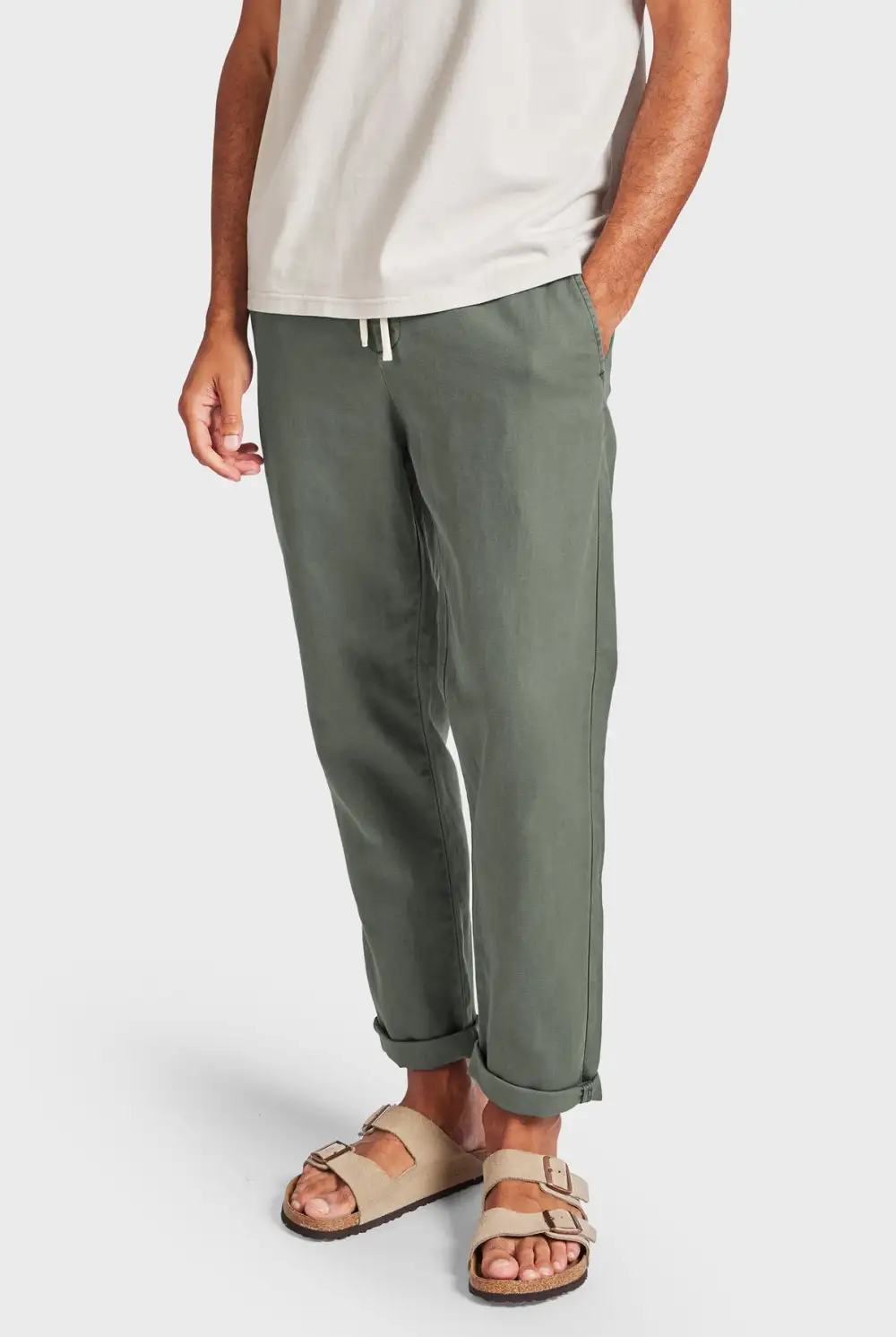 Cotton Drawstring Beach Trousers
