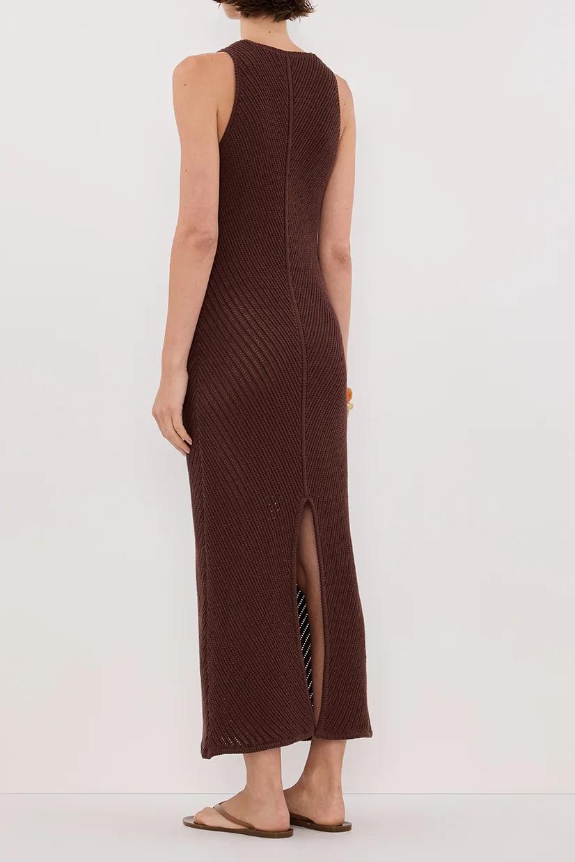 CROCHET KNIT MAXI DRESS