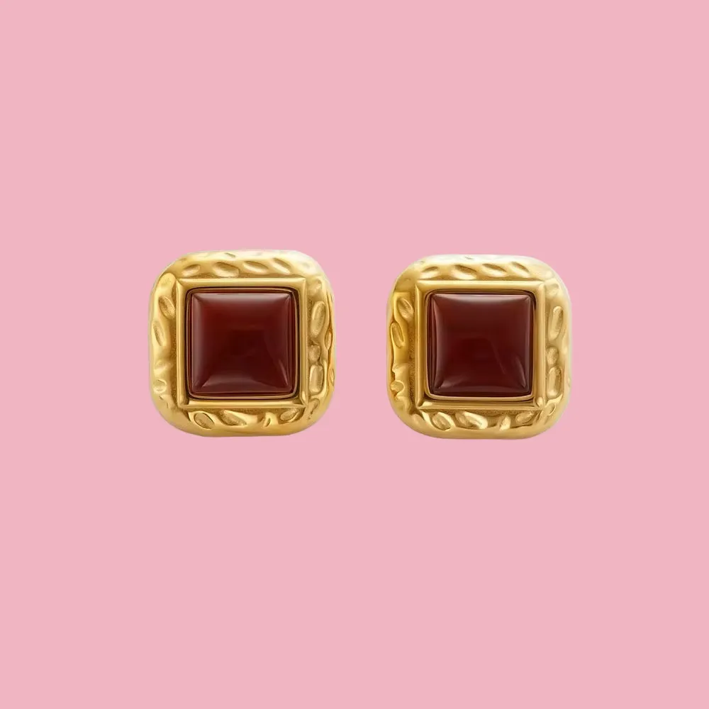 Classic Square Earrings