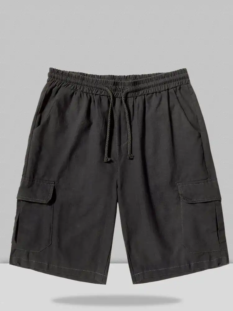 Linen with Pockets Shorts