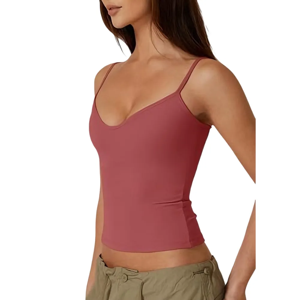 Women‘s Sweetheart Neck Sleeveless Tank Top