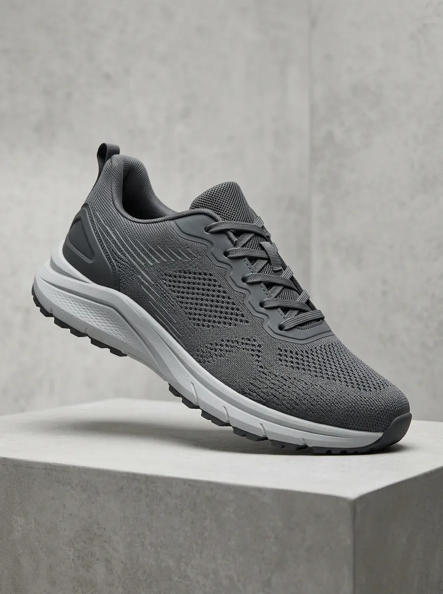 Contemporary Mesh Minimalist Modern Look Men's Running Shoes