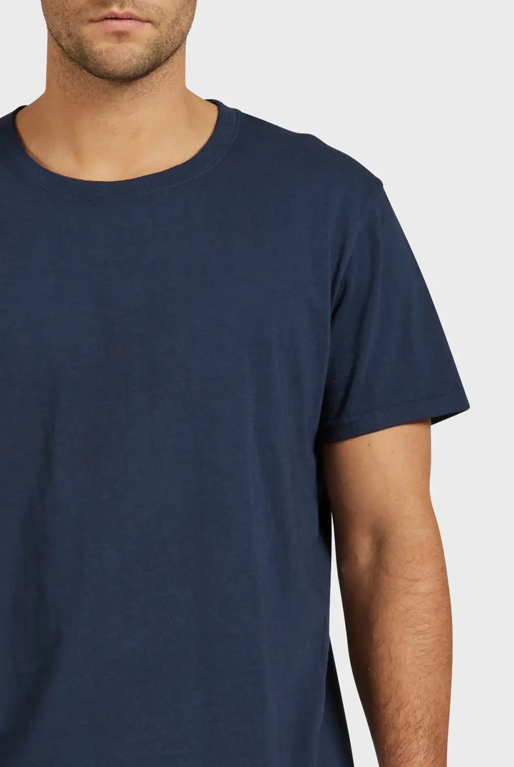 Navy Short Sleeve Crew Neck Tee