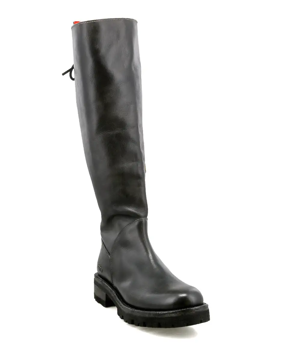 Side-Zip Lace-Up Distressed Everyday Boots