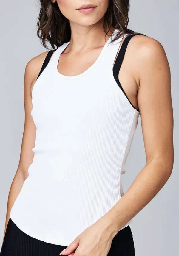 Relaxed Ribbed Tank Top