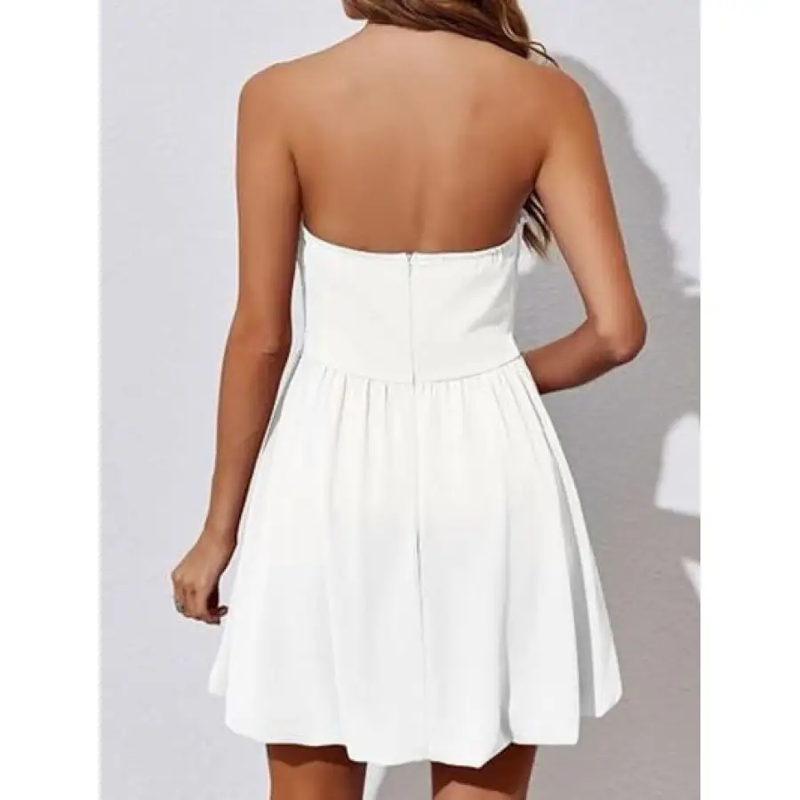Everyday Ruched Tube Mini Dress