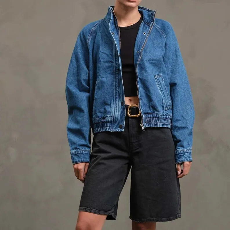 Washed Bomber Jacket