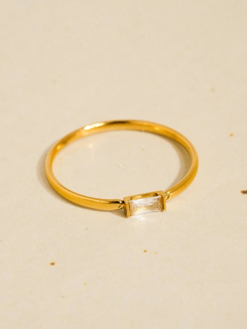 Delicate Stone Accent Band
