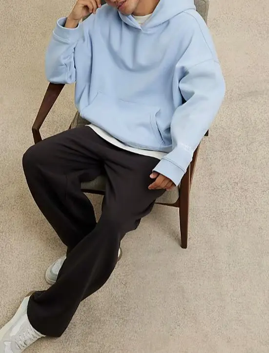 Blue Fashion Loose Sweatshirt