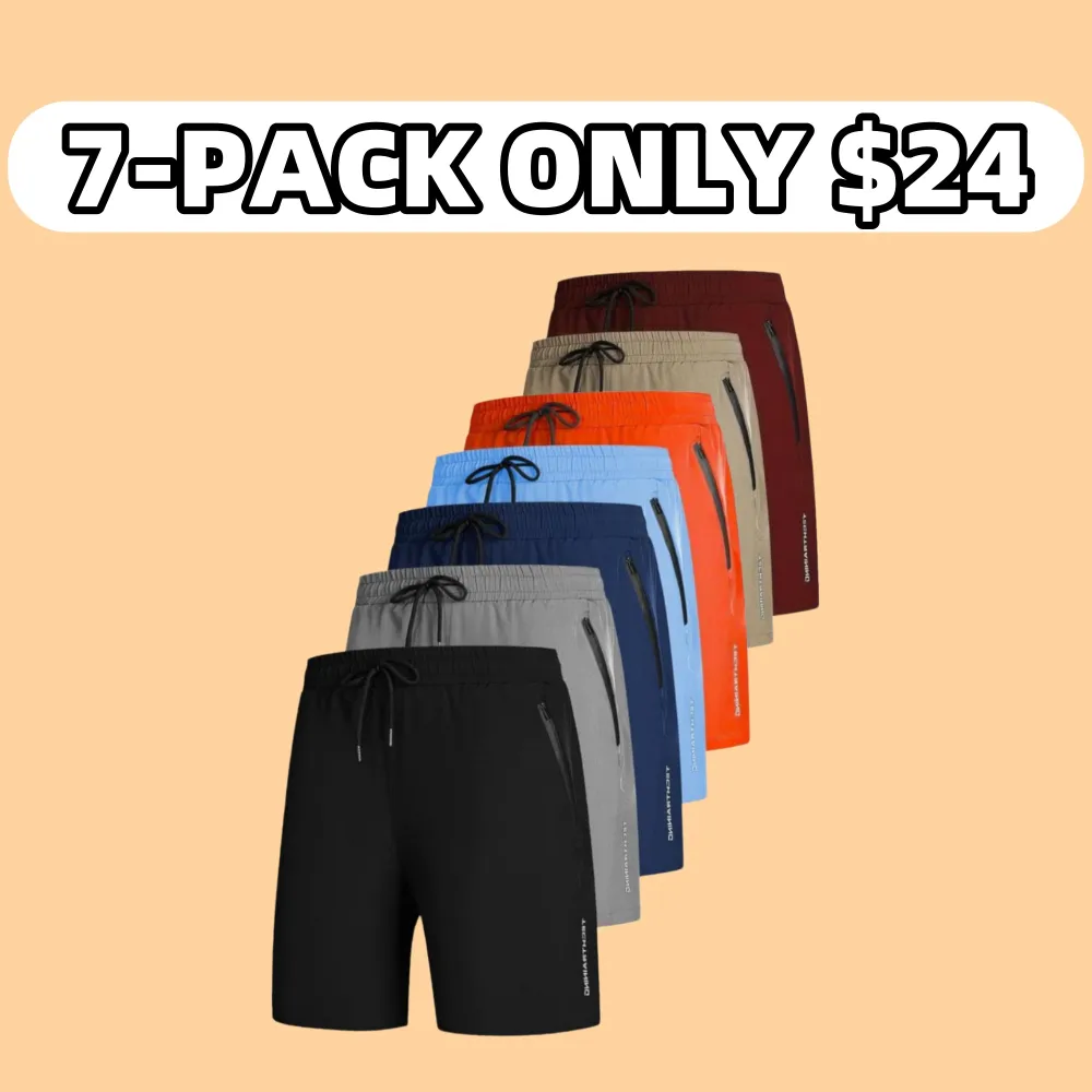 Breathable Casual Shorts with Pockets for Men(Less than $4 each!)