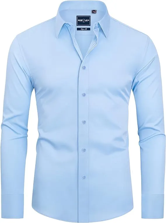Men's Formal Long-sleeved Button-down Shirt