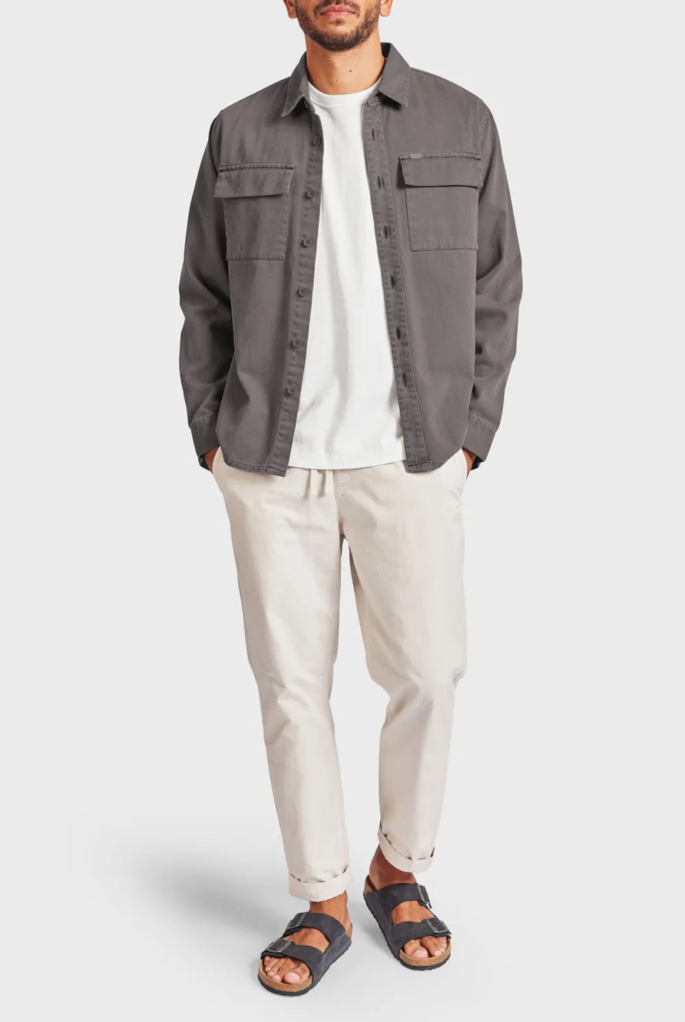 Essential Overshirt- Dutch blue