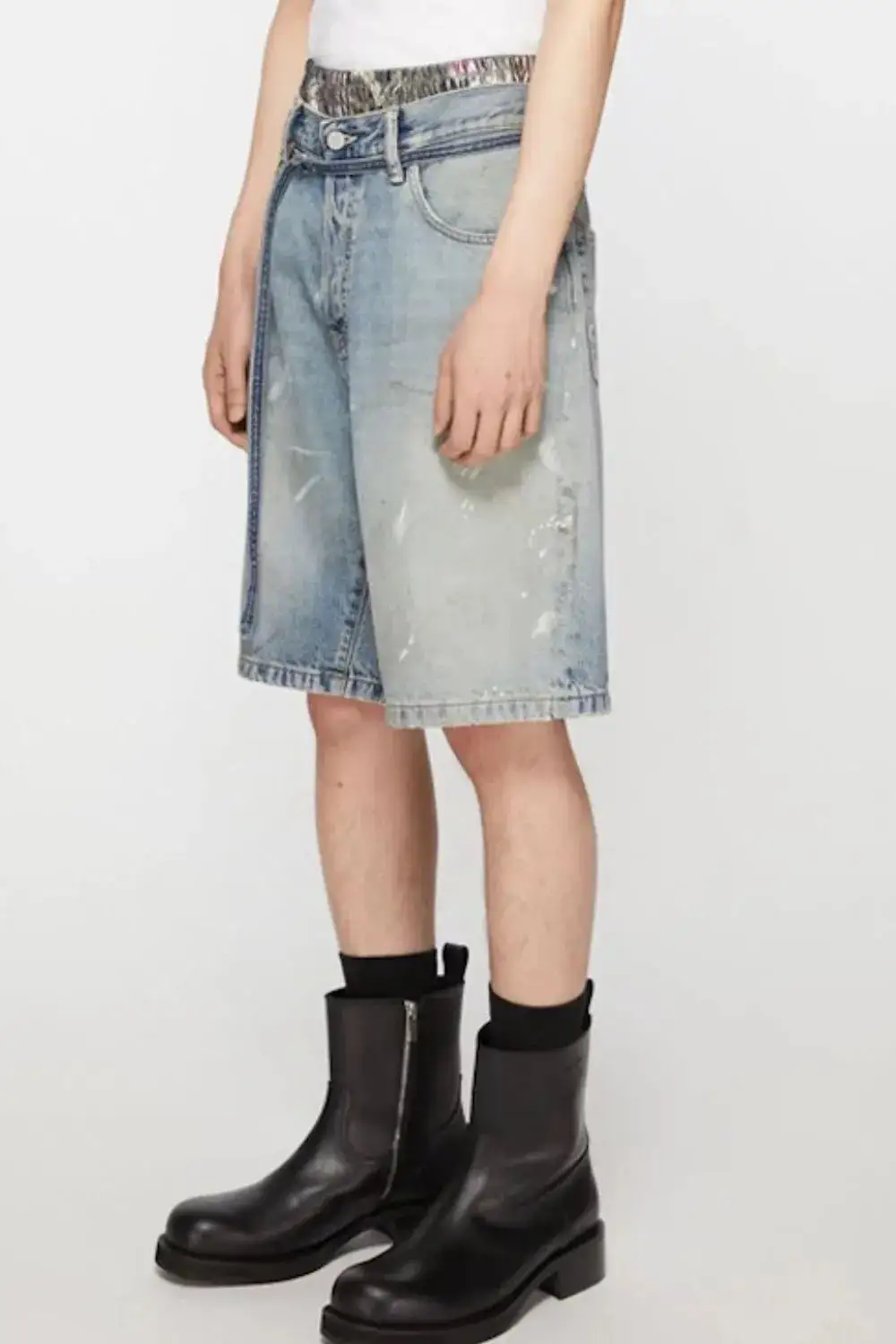 Compact Cotton Blend Casual Shorts