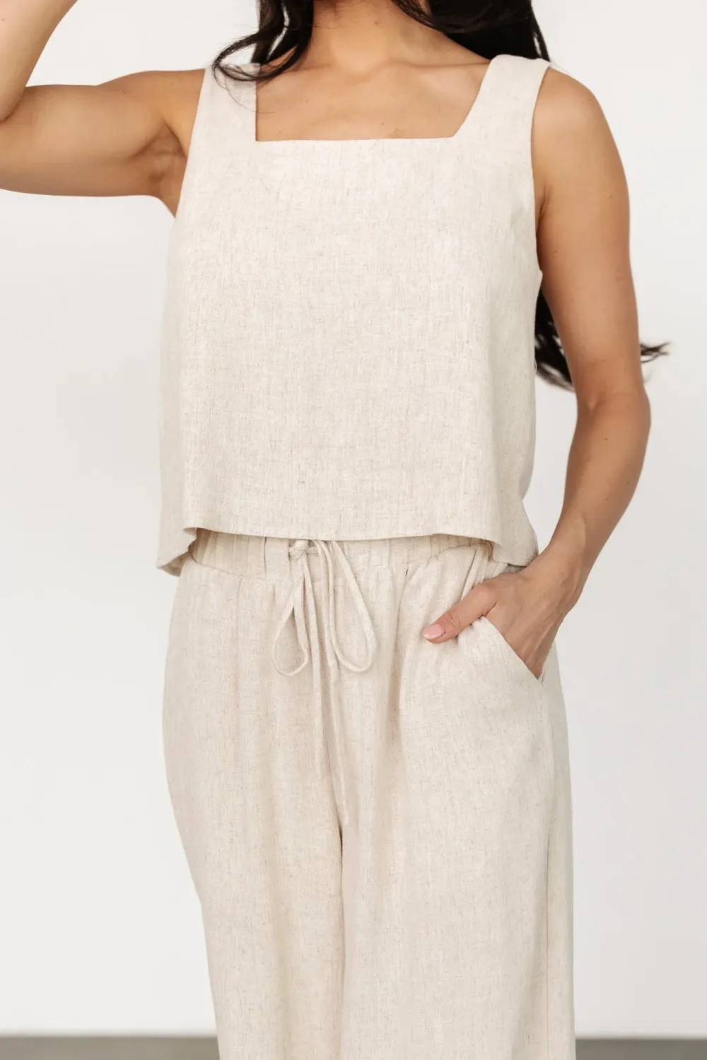 Simple Solid Color Loose Slimming Pants