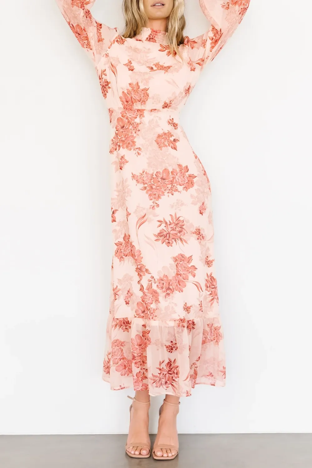 High Neck Temperament Comfortable High Waist  Dress