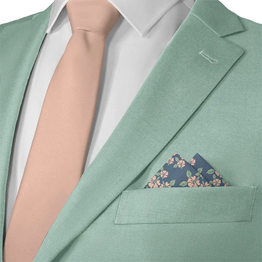 Sleek Smart Floral Pocket Square