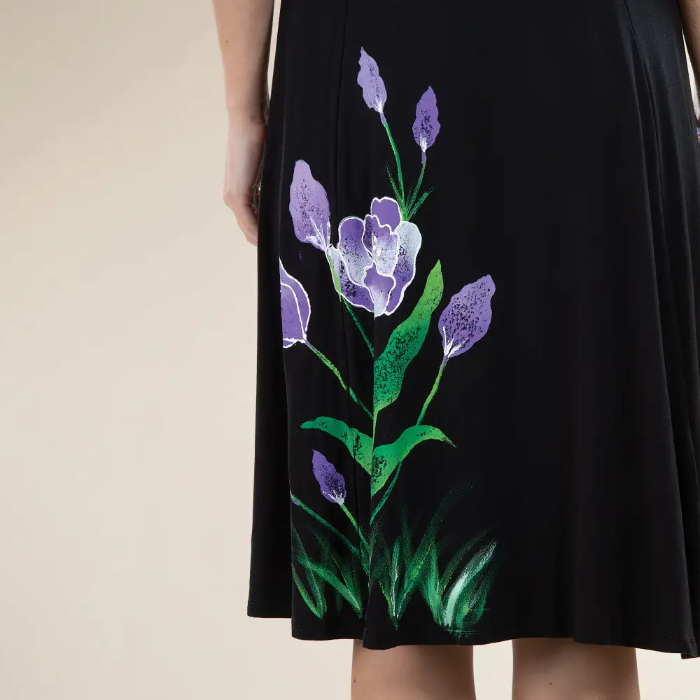 Hand-painted Blooming Tulips Dress