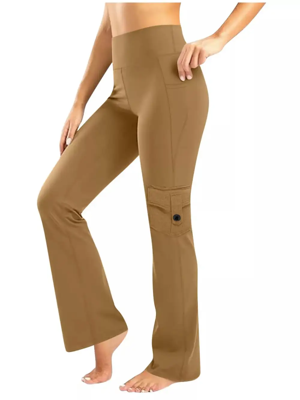 High Waist Pocketed Active Leggings
