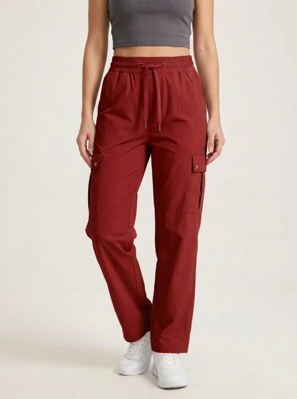 Women's Sport Inspired Cargo Graphic Cargo Work Pants