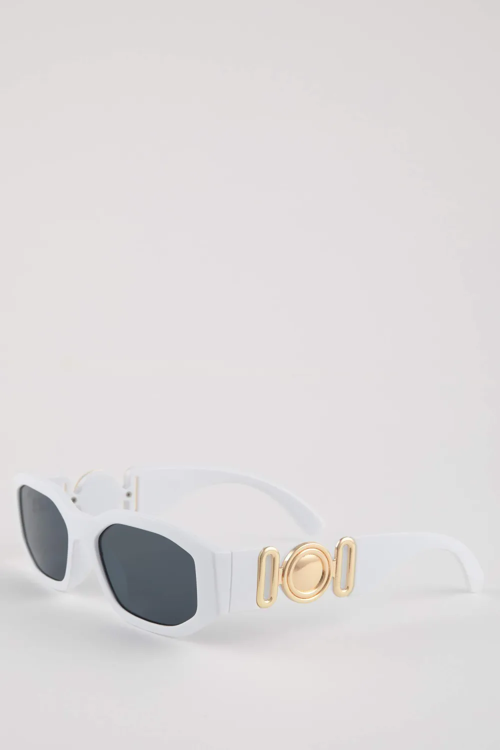 Metal And Plastic Square Sunglasses