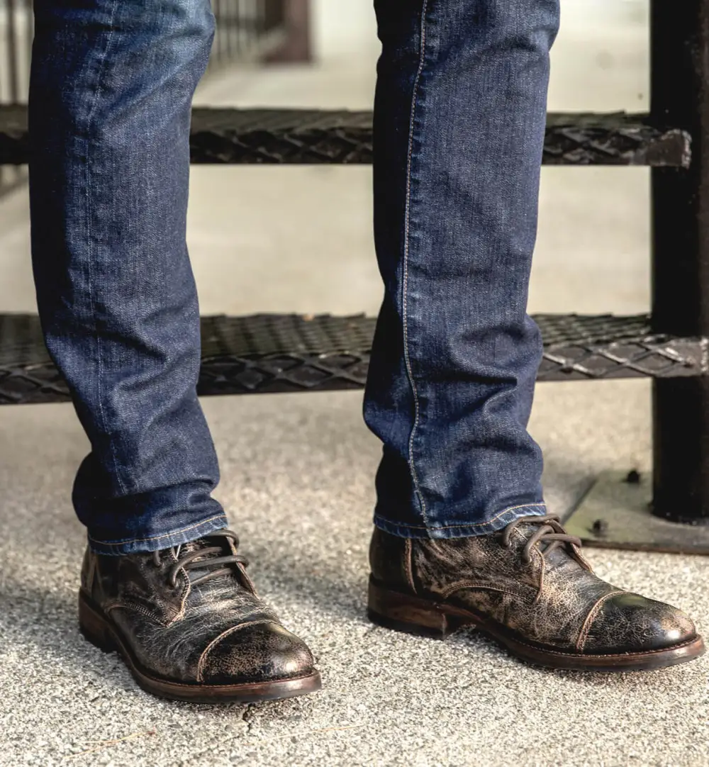Back-Zip Streamlined Combat Boots