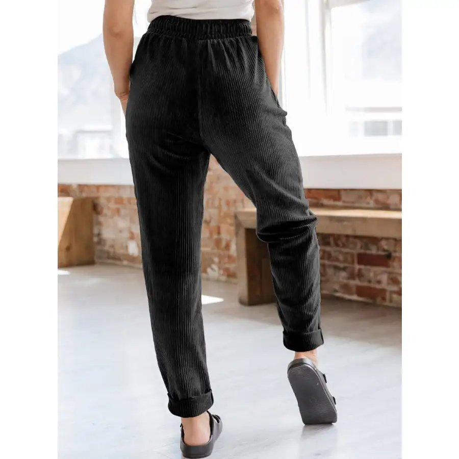 Everyday Drawstring Pants with Pockets