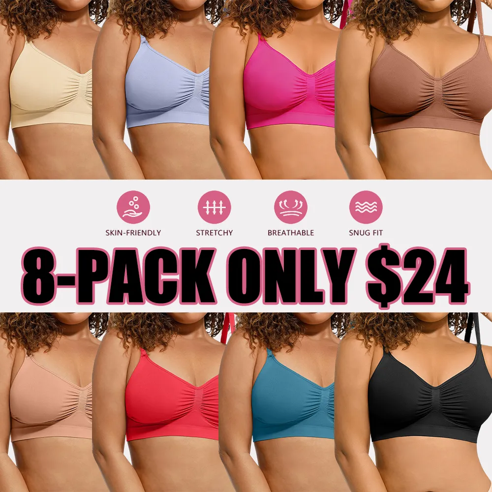 Bralettes for Women - Wireless Seamless Bra