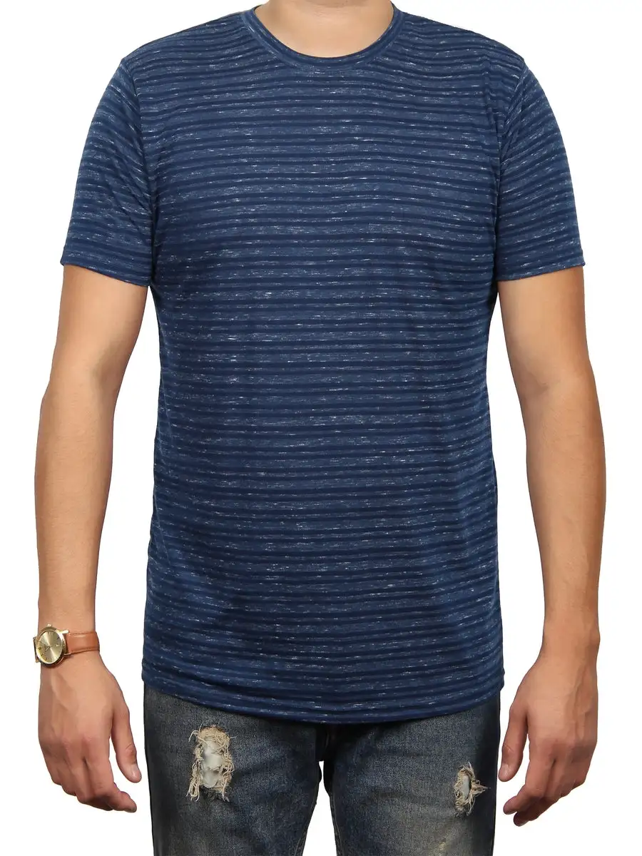 Relaxed Striped Jersey Men's Button Down Shirt