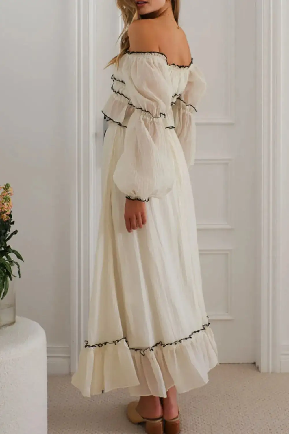 Comfy Shoulder Ruched Detail Coordinated Set