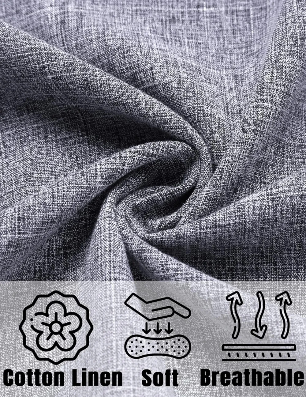 Men's Linen Shirts Short Sleeve Casual Shirts Button Down Shirt for Men Beach Summer Wedding Shirt