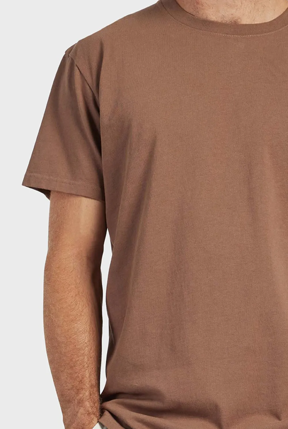 Short Sleeve Crew Neck Slub Tee