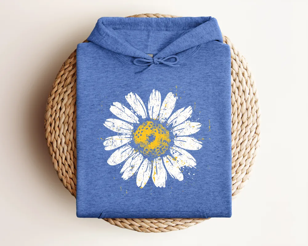 Daisy Graphic Pullover Hoodie