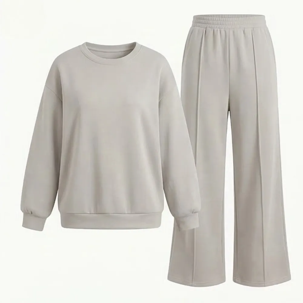 Soft Top Wide Leg Pants Set