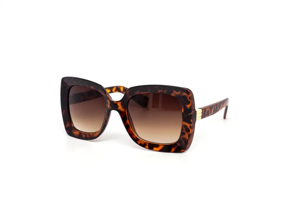 12-Pack Oversized Rectangle Gradient Sunglasses