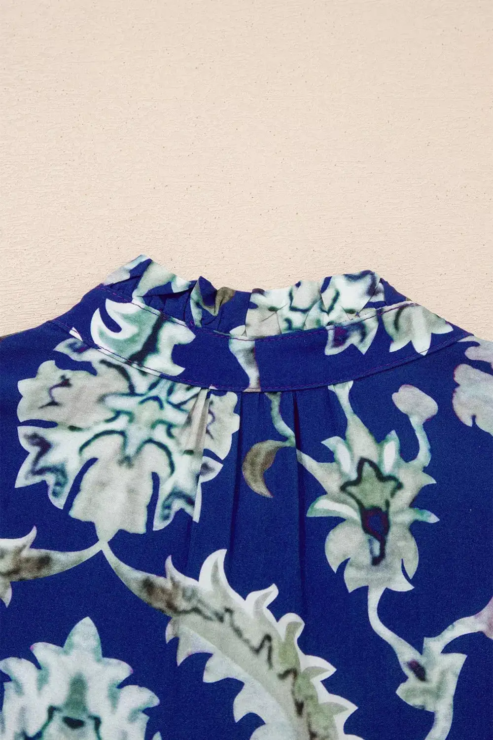 Floral Printed Ruffle Dress Casual