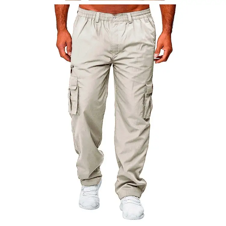 Comfortable Men's Cargo Pants with Multiple Pockets