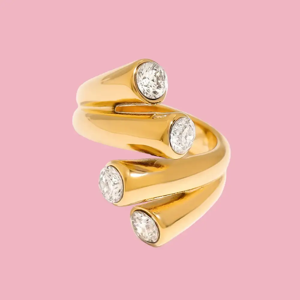 Contemporary Embrace Ring