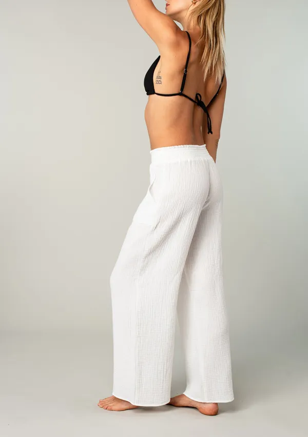 High Rise Wide Leg Pants