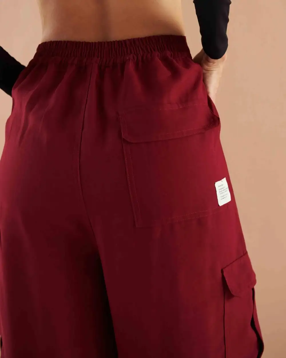 Wide Leg Pants Wine