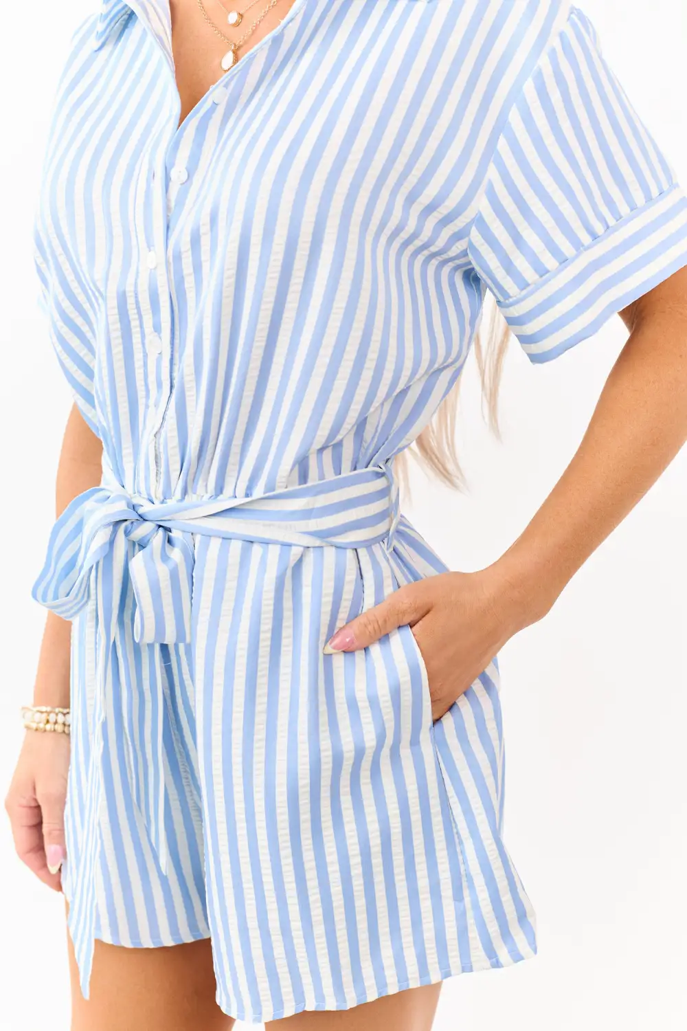 She Sky Baby And Cream Striped