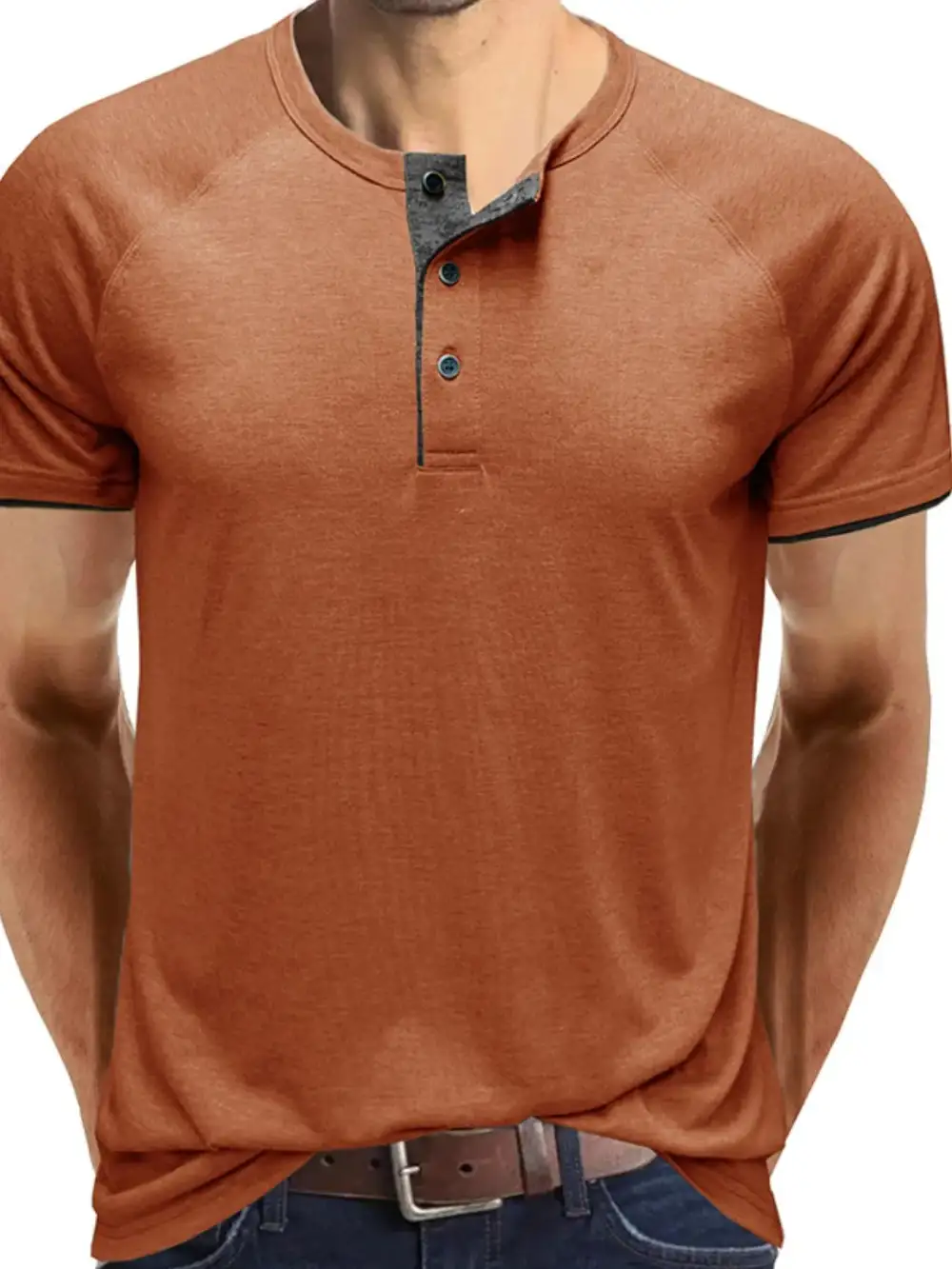Contrast-Trim Polo Shirt