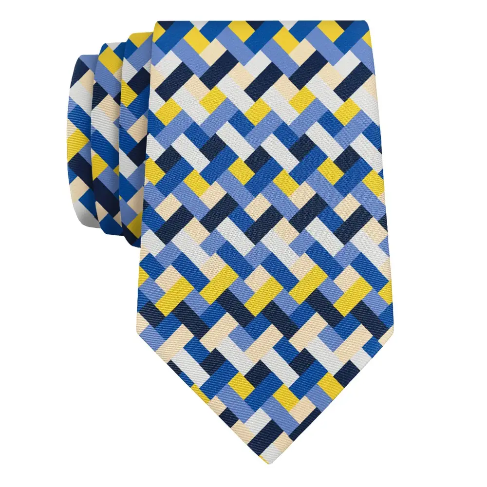 Timeless Geometric Design Necktie