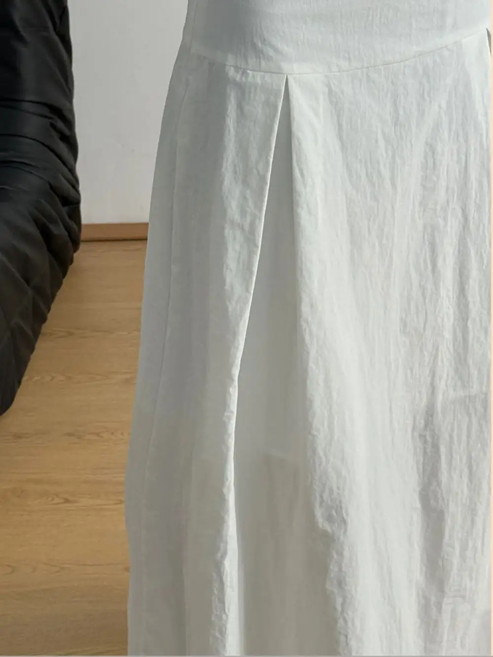 High Waisted A-Line Maxi Skirt