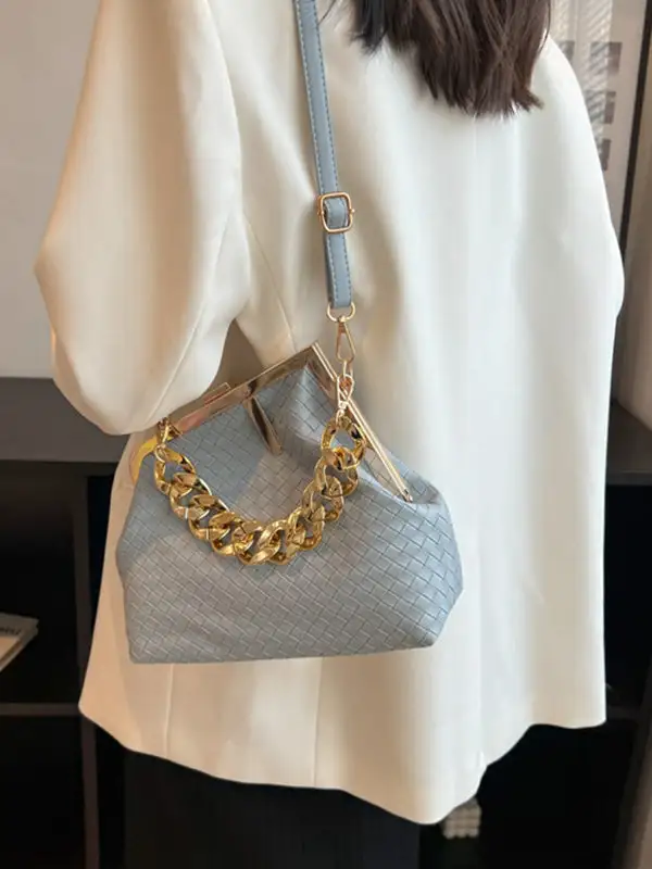 Soft Geometric Shoulder Bag