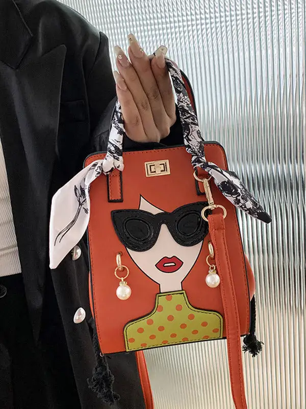 Compact Vintage Crossbody Bag