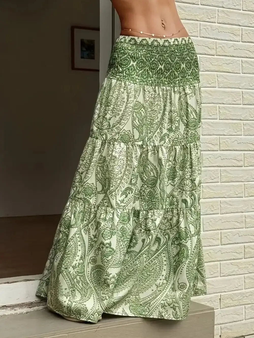 Sequin Maxi Skirt