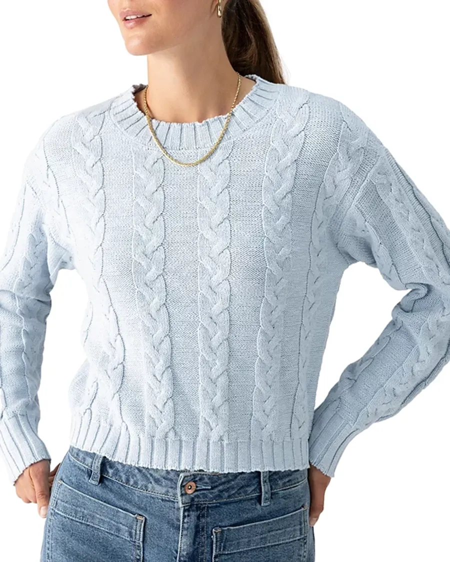 Ribbed crewneck Casual Style Sweater
